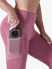 Women's High Waist Stretch Slim Yoga Pants Skinny Bottom Pants With Side Pockets