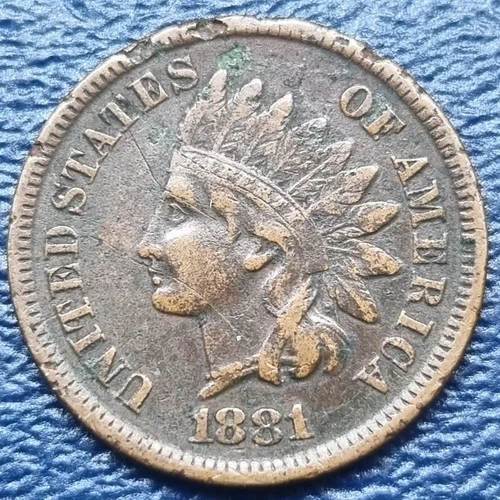 1881 Indian Head Cent 1c Better Grade VF - XF Details #72871