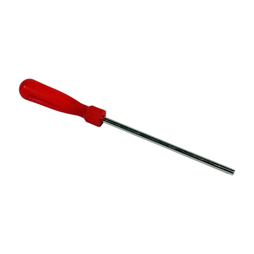 Apico Tyre Valve Key Tool Screwdriver Type Long Red