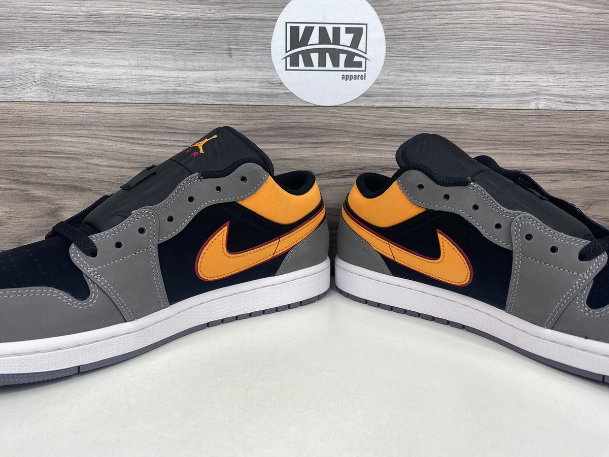 Nike Air Jordan 1 LOW SE Black Vivid Orange Grey FN7308 008