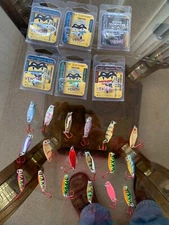 Venom Lures Stop Sign Jigging  Lures, Glow In The Dark Ice Fishing - Jigging