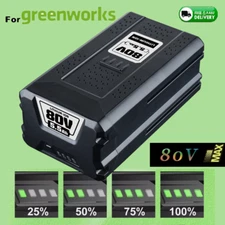 5.5Ah Li-ion Battery for Greenworks 80V GBA80200/Pro 80 GBA80500 2901307 2902407