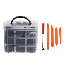 620pcs Rivet Clip en Plastique Rivets Fixation Protection universel Voiture Auto