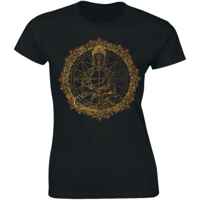 Gautama Buddha Sitting Lotus Position - The God of The East Women's T-shirt Gift