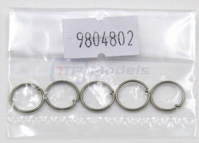 Tamiya 9804802/19804802, Achsring (5 Stück) (TRF420x/TT02SR/TA06PRO/M07R) Neu in Verpackung
