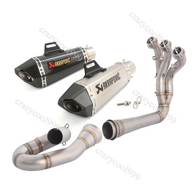 703RR 2024-2026 For Zontes 703R 2025-26 Full Exhaust System Header Pipe Muffler