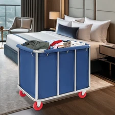 Commercial Laundry Cart with Wheels, Laundry Cart, Laundry Cart for Home Hotel