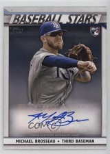 2020 Topps Baseball Stars Auto Series 2 Michael Brosseau #BSA-MB Auto 13c1