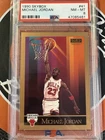 Michael Jordan Chicago Bulls 1990 Skybox Basketball Card #41 Graded PSA 8