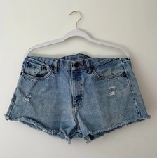 Vintage Wrangler Distressed Denim Cut Off Shorts Size 33 8 / 10