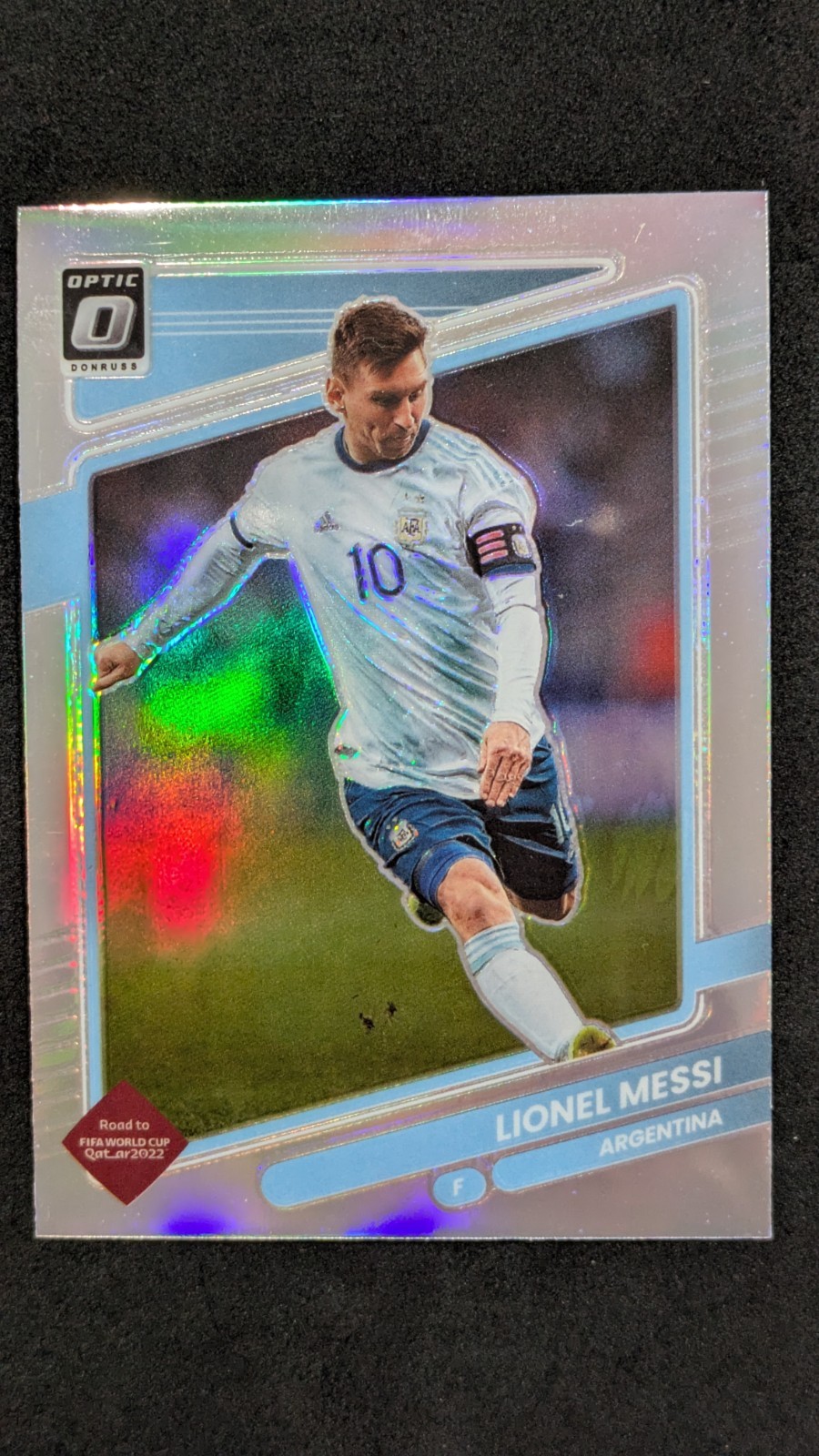 Lionel Messi 2021-22 Panini Donruss FIFA Optic Holo Prizm #1