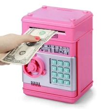 Refasy Electronic Piggy Bank Money Safe Password Money Box for Kids Ages 3+, ...