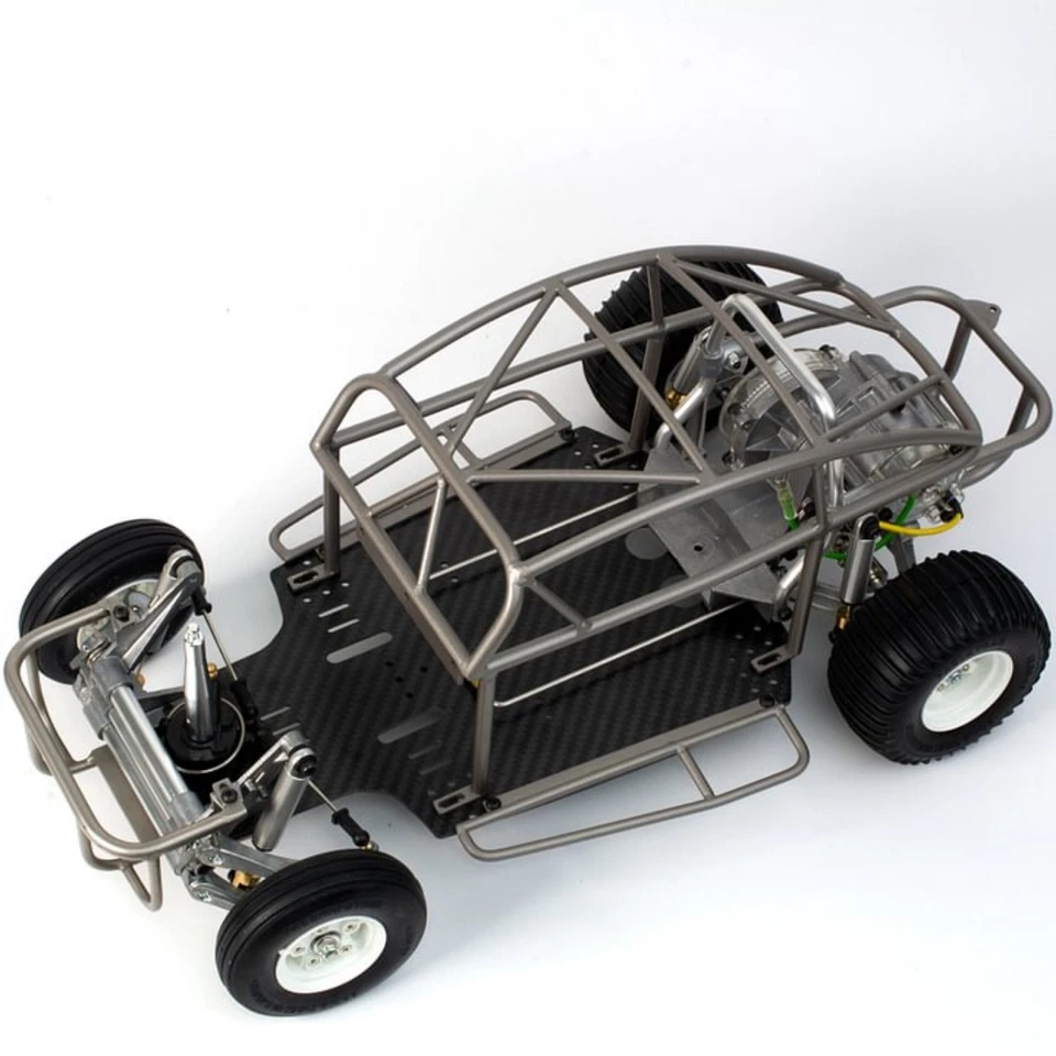 Carbon Fiber Chassis Plate w/Side Bumper for Tamiya Sand Scorcher Buggy Champ - Image 4 of 4