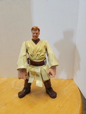 Star Wars Force Battlers Ben Obi-wan Kenobi  7'' figure Hasbro 2005 NO SABER