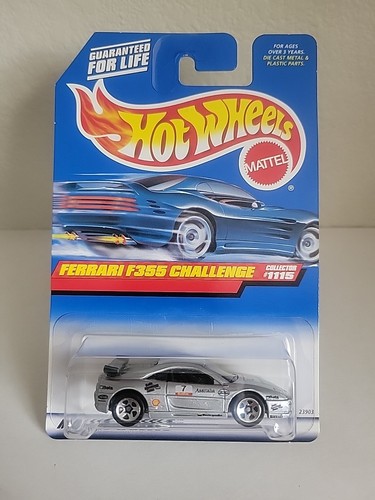 1999 Hot Wheels Ferrari F355 Challenge Silver