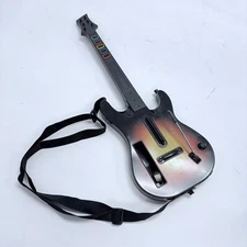 Nintendo Wii Guitar Hero Red Octane Sunburst Controller w/ Strap