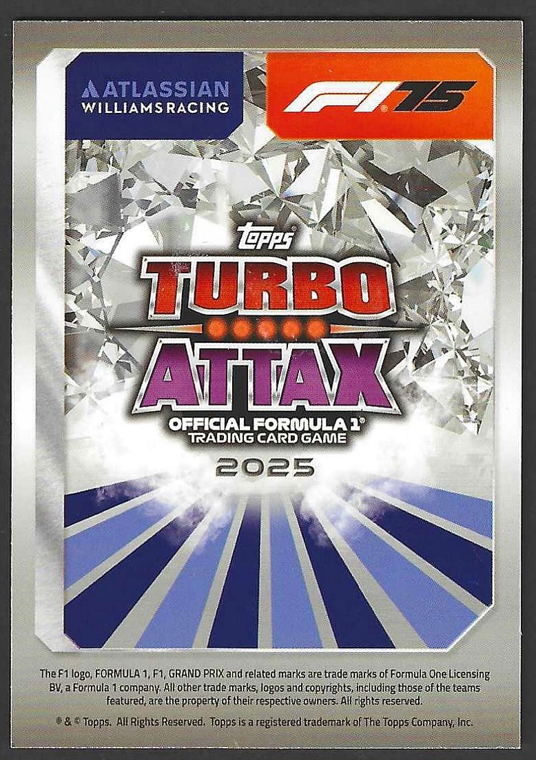 2025 Topps Turbo Attax #333 Carlos Sainz Podium Power