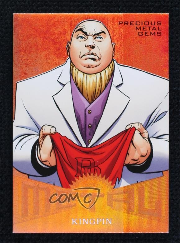 2017 Fleer Ultra Marvel Spider-Man Metal PMG Bronze 46/199 Kingpin #MM38 00bt