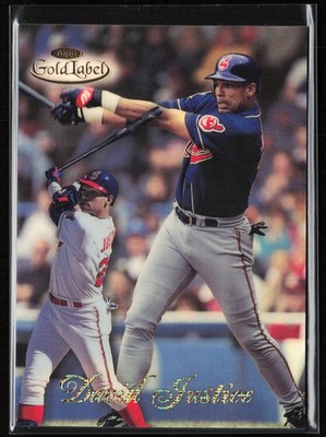 1998 Topps Gold Label #63 David Justice Class 3