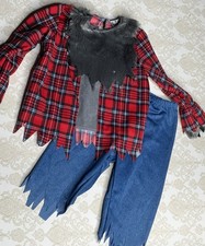 Spirit Halloween Wittle Werewolf Infant Costume 12-18M Shirt  Pants   No Hat