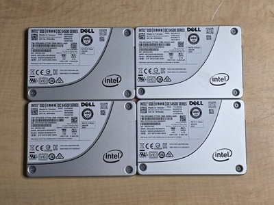 Lot of 4: 0FH49G Dell Intel DC S4500 480GB SATA 6G 2.5'' SSDSC2KB480G7R SSD