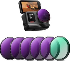 K&F CONCEPT Snap on Fit PL ND8 ND16 ND32 ND64 ND128 Filter fr Insta360 Ace Pro 2