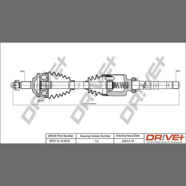 Dr!Ve+ DP2110.10.0219 Antriebswelle-image