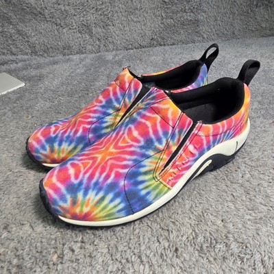 Merrell Jungle Moc Tie Dye Suede Slip On Shoes 41.5 Men 8  display picture 1