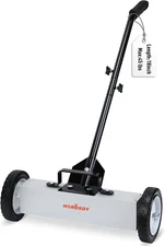 18-Inch Rolling Magnetic Sweeper with Wheels Magnet Pickup Sweeper