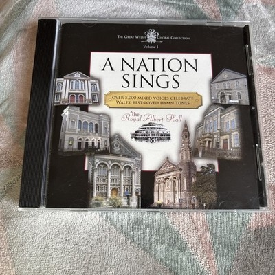 A NATION SINGS - At The Royal Albert Hall - Rare Welsh Choir CD - 5037102000015