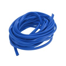 1 Pcs Blue Universal Car Door Edge Guard Exterior Ushape Pvc Strip 19.69 Ft