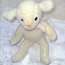 TY vintage RARE Adorable Cream Lamb Plush Toy 1992