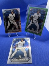 George Lombard Jr 2026 Bowman (x3)- Green  /99, Lazer Mojo, & Chrome Base