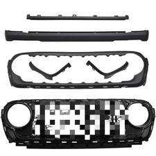 Front Grille Bumper Trim Kit For Jeep Wrangler JL/Gladiator JT 2018-2024