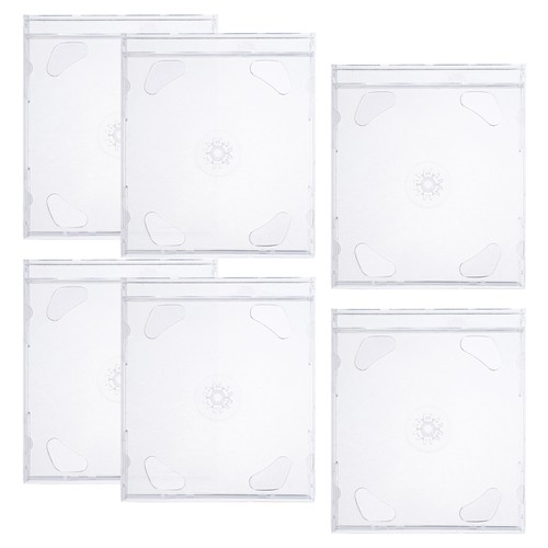 6 Pcs CD Case Desktop Organizer Dvd Holder Disc Storage Containers - 第 12/12 張圖片