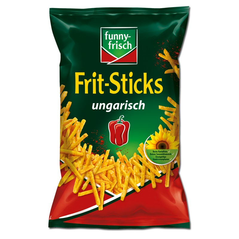 (16,80€/1kg) Funny Frisch Frit-Sticks ungarisch 100g Beutel
