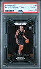 2023 PANINI PRIZM #136 VICTOR WEMBANYAMA ROOKIE RC PSA 10