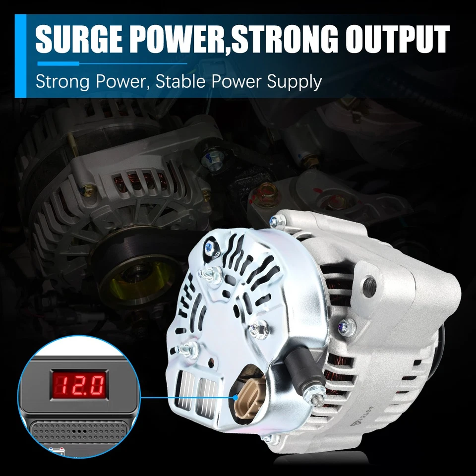 Alternator For Toyota Tacoma 2000-2004 4Runner 1999-2002 Tundra 2000-2002 3.4L. Foto 3 de 4