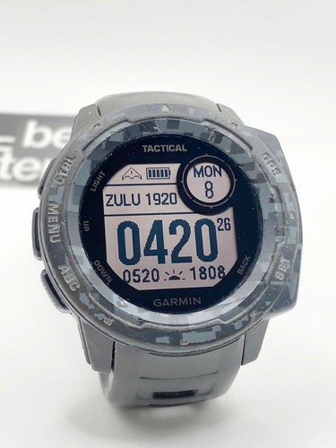 Garmin Instinct Tactical GPS Smartwatch rugged outdoor durable 4299 model