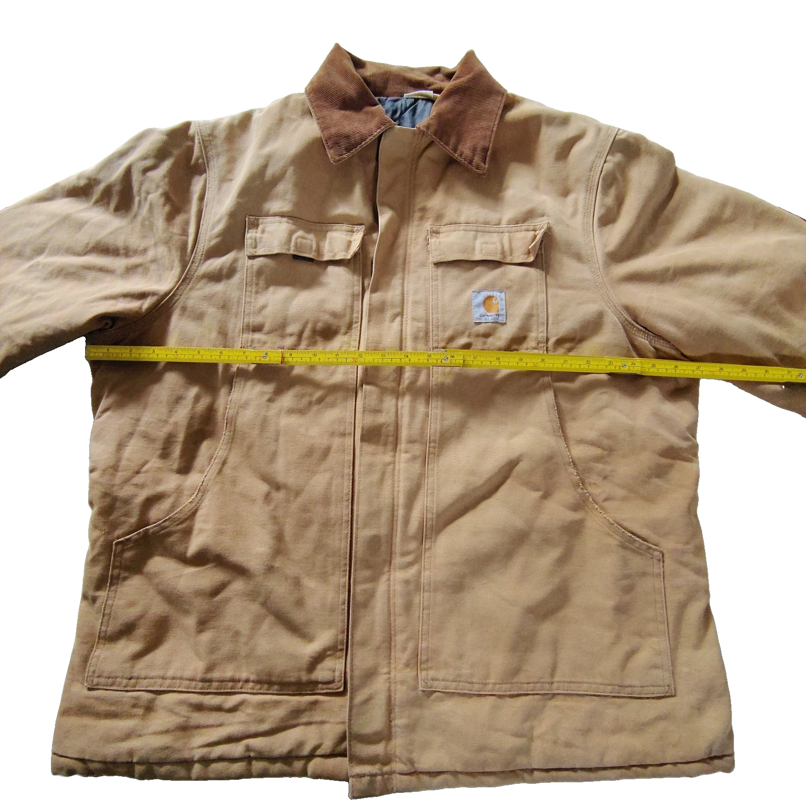 Vintage 90s Carhartt Artic C03 Quilted Brown Duck Jacket Men's XL Made in USA image 9