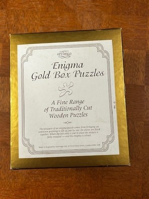 Optimago Enigma Gold Box Puzzles ''Lands End'' 262 Pieces Wooden No. 2 England
