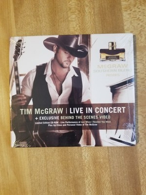 McGraw Southern Blend Tim McGraw Live in Concert CD ROM + Exclusive Video NEW