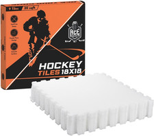 Durable Hockey Tiles - 20 Sqft Off-Ice Training Surface for Stickhandling  Shoo