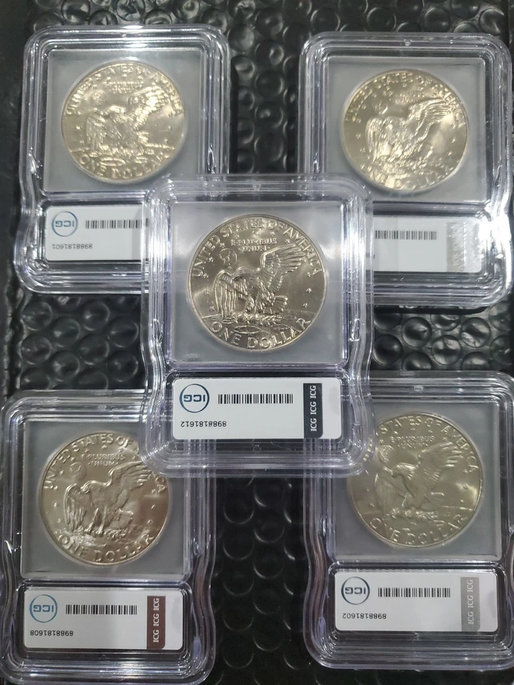 1977-D Eisenhower Dollar ICG MS67 Below Dealer Bid/Ask Wholesale 1.8K-2.5K - Image 2 of 2