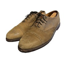 GH Bass Mens Leather Oxford 10.5 M Casual Shoes Brown Lace Up Preppy USA Made