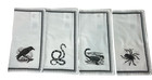 Williams Sonoma Spooky Soiree Cocktail Napkins 4 Tarantula Scorpion Crow Snake