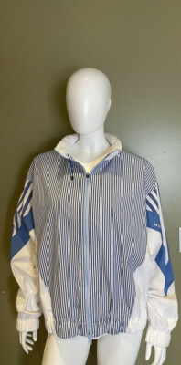USED 美品【MINOTAUR Inst】 LIGHT ZONE JACKET MINOTAUR INST. HOODED JACKET WHITE/ROYAL BLUE MENS MEDIUM | eBay