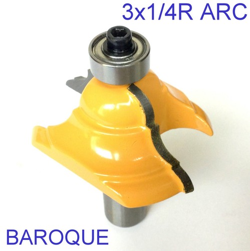 1 pc 1/2" Shank Architectural Specialty Molding G Baroque French Router Bit - Picture 10 of 12
