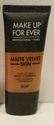 Make Up For Ever Matte Velvet Skin Full Coverage Foundation Y513 Warm Amber 1.01