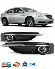 For 2011-2014 Chrysler 200 Pair Fog Lights Driving Clear Lamp Wiring Switch Kits For 2011-2014 Chrysler 200 Pair Fog Lights Driving Clear Lamp Wiring Switch Kits